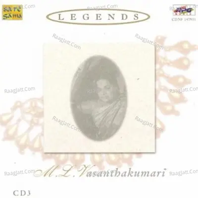 Legends M L Vasanthakumari Vol 3 - M.L. Vasanthakumari