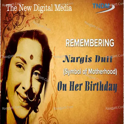 Nargis Dutt On Her Birthday Poster