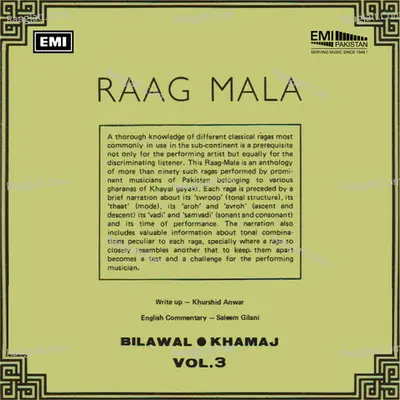 Raag Mala, Vol. 3 - Ustad Salamat Ali Khan