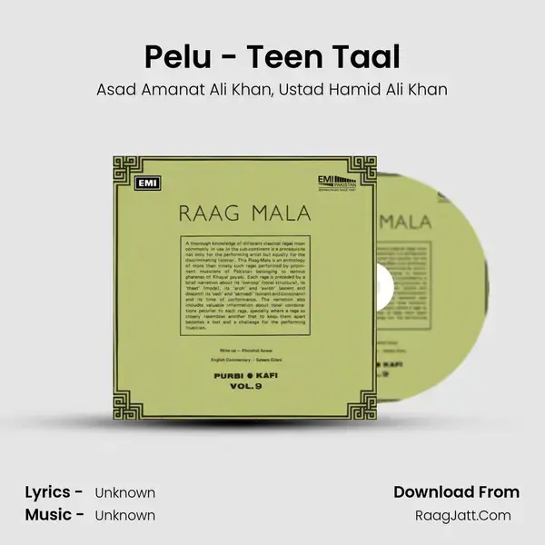 Pelu - Teen Taal Song mp3 | Asad Amanat Ali Khan