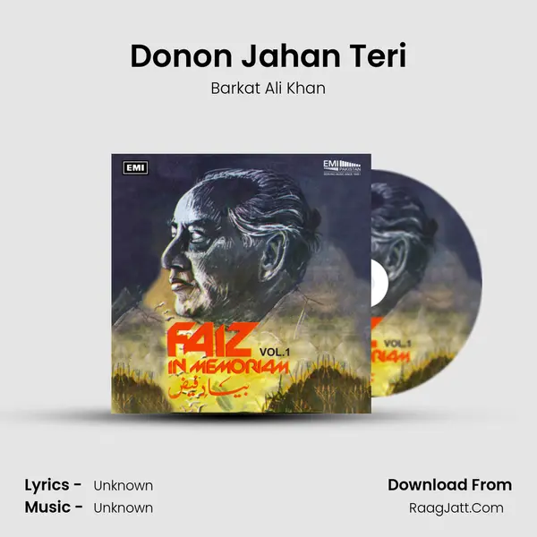 Donon Jahan Teri Song mp3 | Barkat Ali Khan