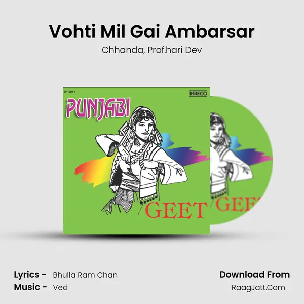 Vohti Mil Gai Ambarsar Song mp3 | Chhanda