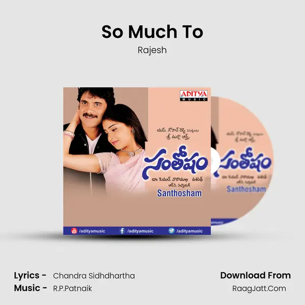 So Much To Song mp3 | Rajesh