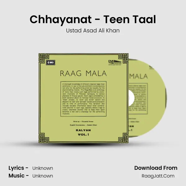 Chhayanat - Teen Taal Song mp3 | Ustad Asad Ali Khan