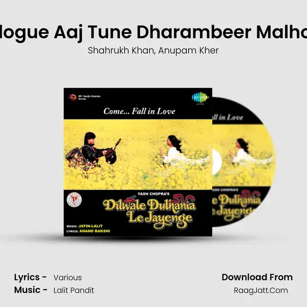 Dialogue Aaj Tune Dharambeer Malhotra Song mp3 | Shahrukh Khan