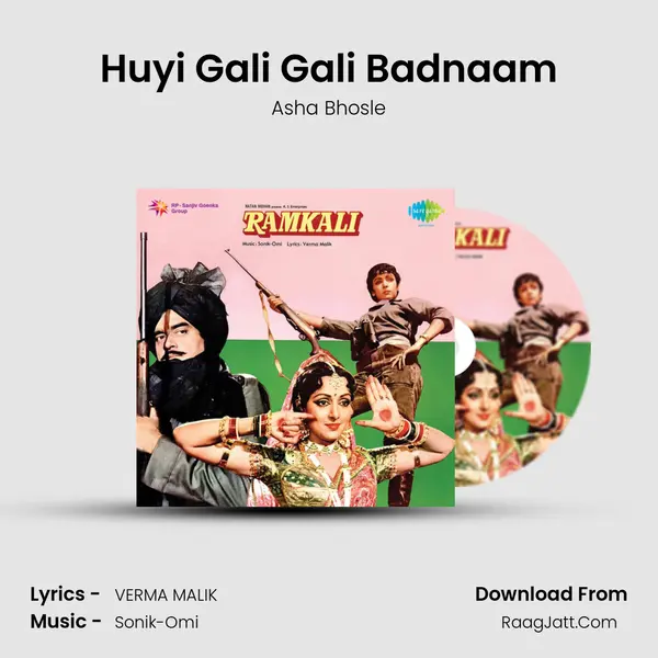 Huyi Gali Gali Badnaam Song mp3 | Asha Bhosle