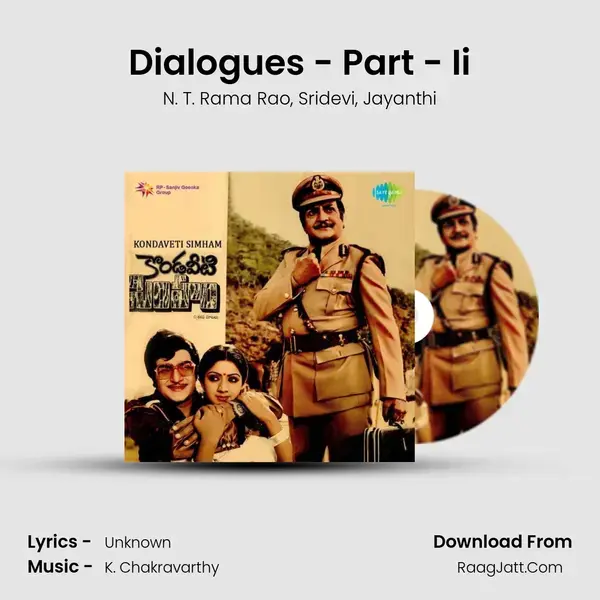 Dialogues - Part - Ii Song mp3 | N. T. Rama Rao