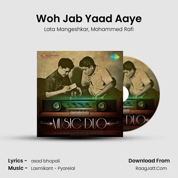 Woh Jab Yaad Aaye Song mp3 | Lata Mangeshkar