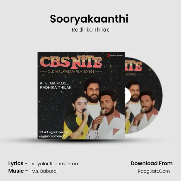 Sooryakaanthi (Live) Song mp3 | Radhika Thilak