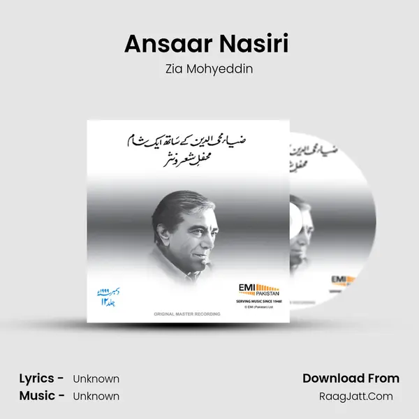 Ansaar Nasiri (Live) Song mp3 | Zia Mohyeddin