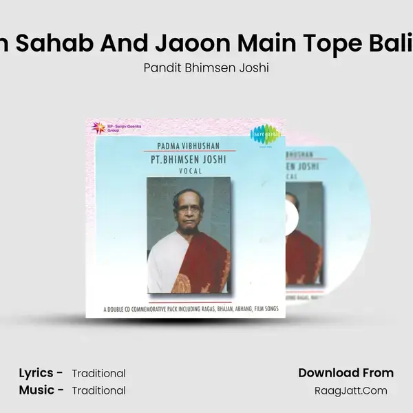 Padma Vibhushan Pandit Bhimsen Joshi (vocal) Vol 1 - Pandit Bhimsen Joshi