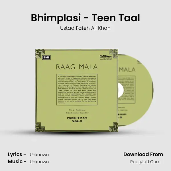 Bhimplasi - Teen Taal Song mp3 | Ustad Fateh Ali Khan