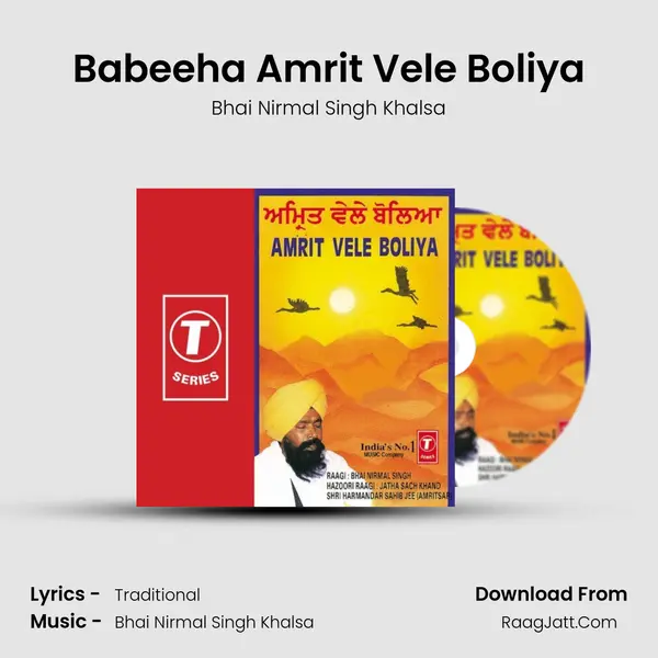 Babeeha Amrit Vele Boliya Song mp3 | Bhai Nirmal Singh Khalsa