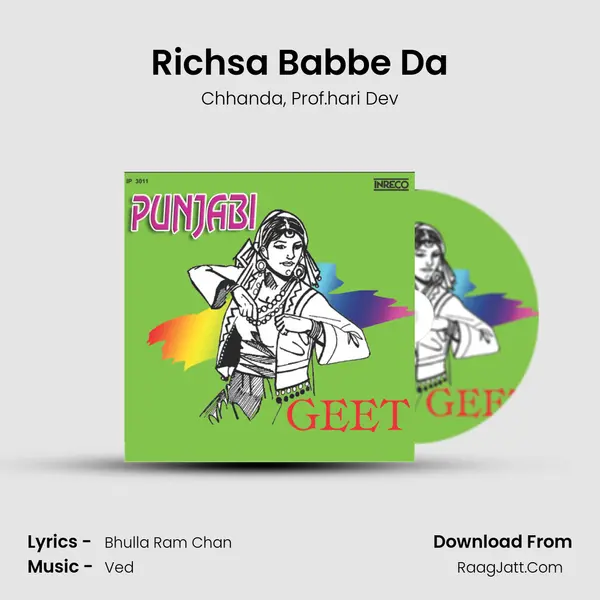 Richsa Babbe Da Song mp3 | Chhanda