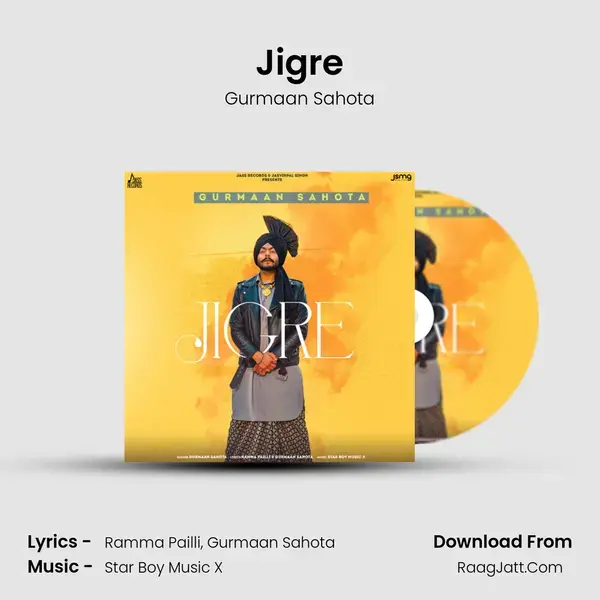 Jigre Song mp3 | Gurmaan Sahota