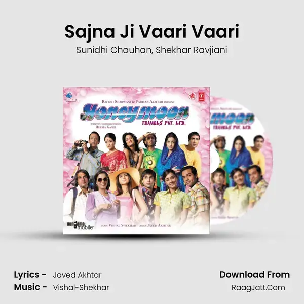 Sajna Ji Vaari Vaari Song mp3 | Sunidhi Chauhan