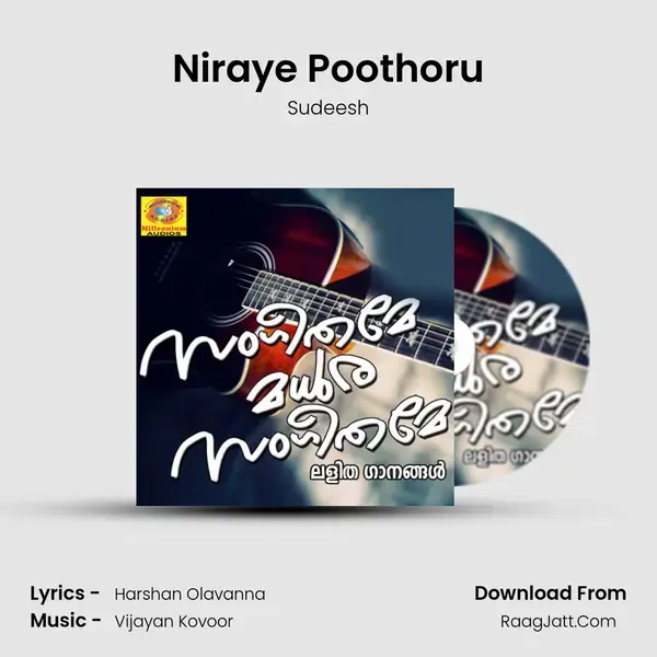 Niraye Poothoru Song mp3 | Sudeesh