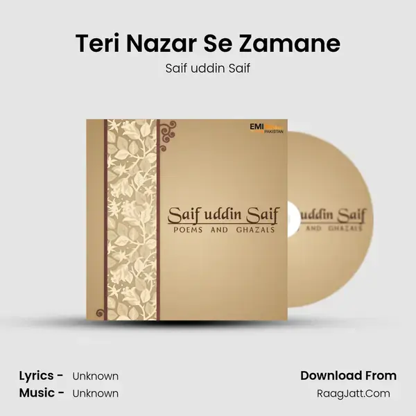 Teri Nazar Se Zamane Song mp3 | Saif uddin Saif