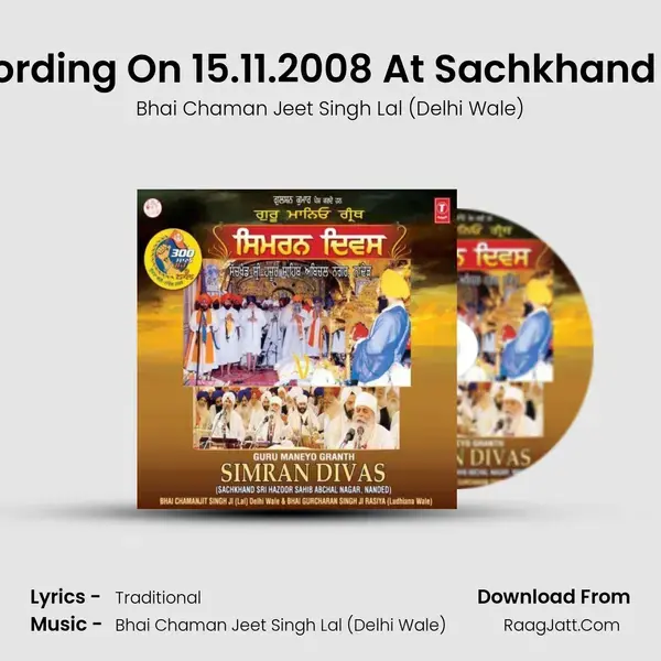 Simran Divas - Live Recording On 15.11.2008 At Sachkhand Sri Hazoor Sahib - Abch mp3 song