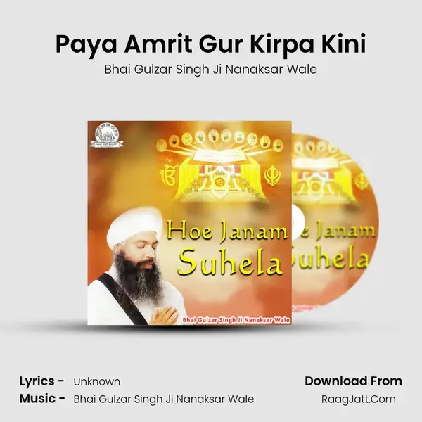 Paya Amrit Gur Kirpa Kini Song mp3 | Bhai Gulzar Singh Ji Nanaksar Wale