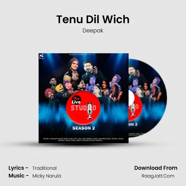 Tenu Dil Wich Song mp3 | Deepak