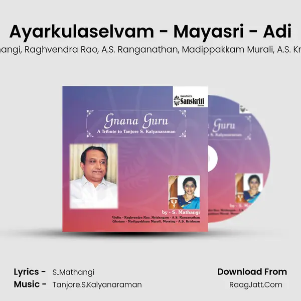 Ayarkulaselvam - Mayasri - Adi mp3 song