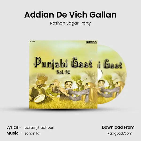 Addian De Vich Gallan Song mp3 | Roshan Sagar