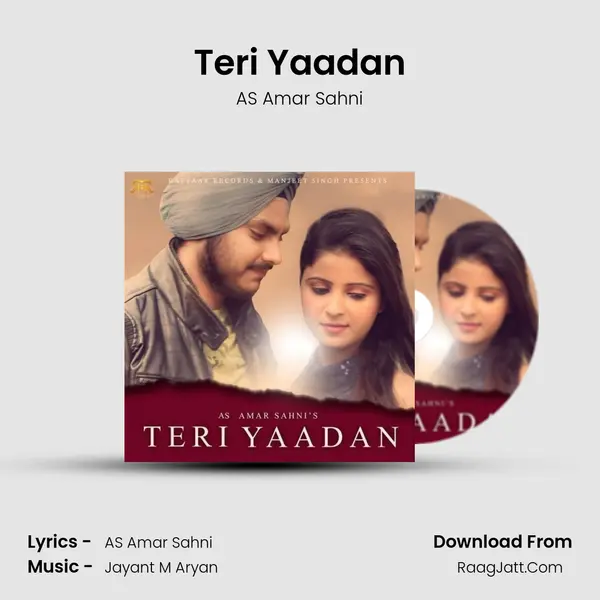 Teri Yaadan Song mp3 | AS Amar Sahni