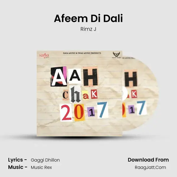 Afeem Di Dali Song mp3 | Rimz J