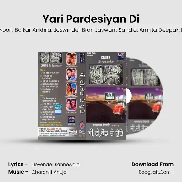 Yari Pardesiyan Di mp3 song