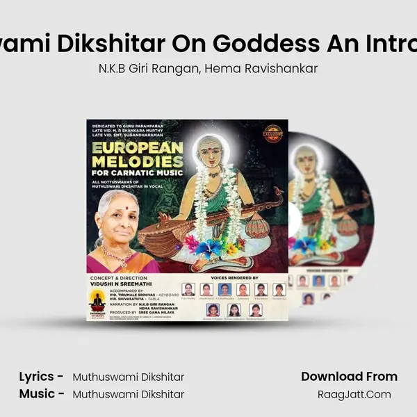 Nottuswaras Of Muthuswami Dikshitar On Goddess An Introduction In English And In mp3 song