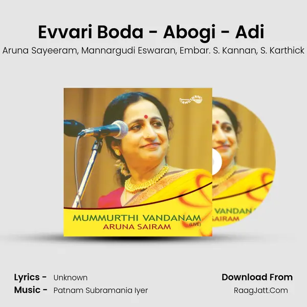 Evvari Boda - Abogi - Adi (Live) mp3 song