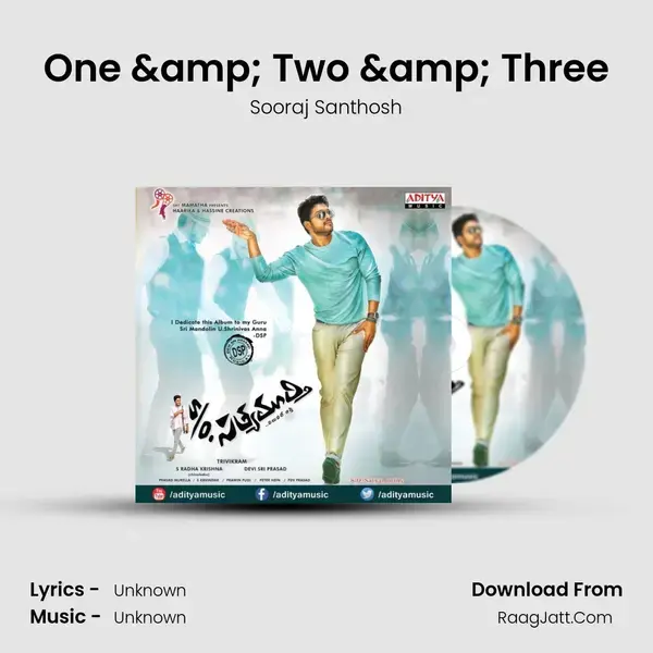 One & Two & Three Song mp3 | Sooraj Santhosh