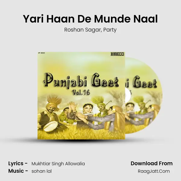 Yari Haan De Munde Naal Song mp3 | Roshan Sagar