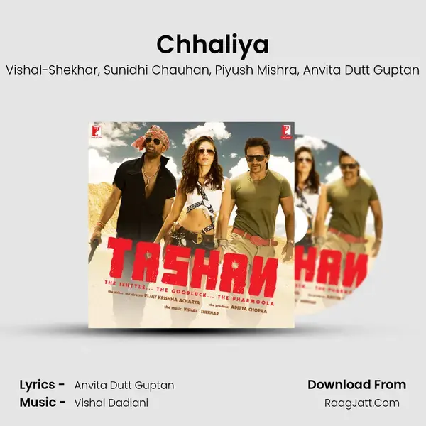 Chhaliya Song mp3 | Vishal-Shekhar