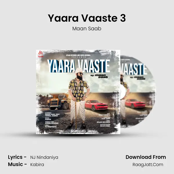 Yaara Vaaste 3 Song mp3 | Maan Saab