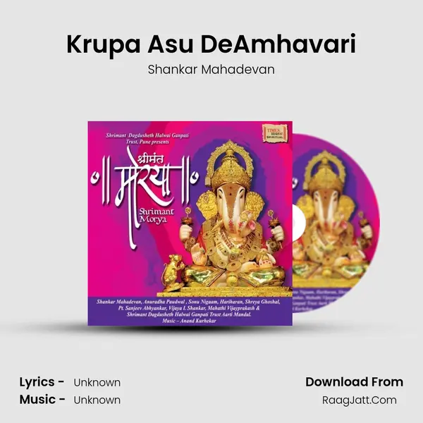 Krupa Asu DeAmhavari Song mp3 | Shankar Mahadevan