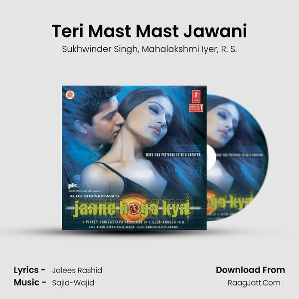 Teri Mast Mast Jawani Song mp3 | Sukhwinder Singh