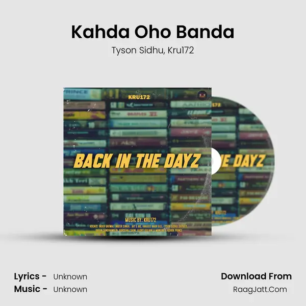 Kahda Oho Banda Song mp3 | Tyson Sidhu