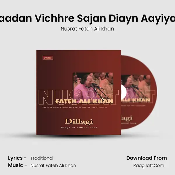 Yaadan Vichhre Sajan Diayn Aayiyan Song mp3 | Nusrat Fateh Ali Khan