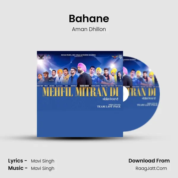 Bahane Song mp3 | Aman Dhillon