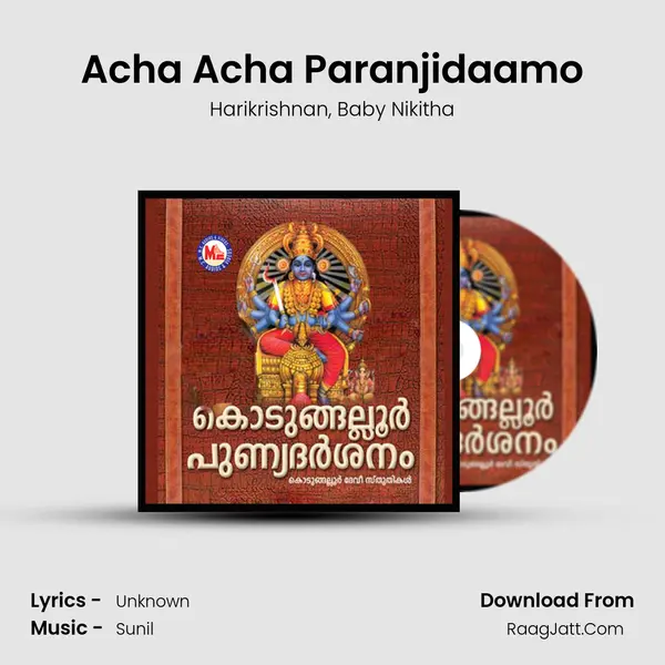 Acha Acha Paranjidaamo mp3 song