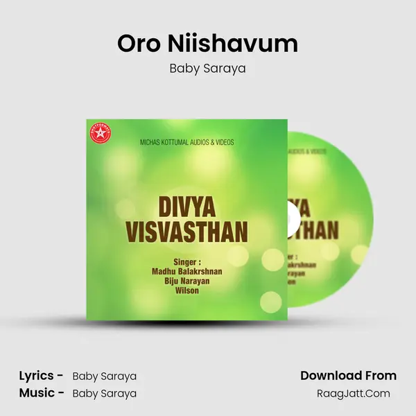 Oro Niishavum Song mp3 | Baby Saraya