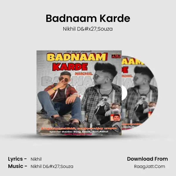 Badnaam Karde mp3 song