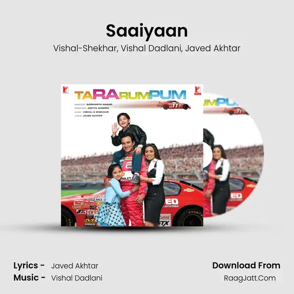 Saaiyaan Song mp3 | Vishal-Shekhar