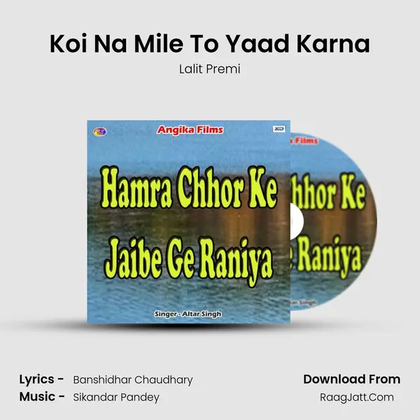 Koi Na Mile To Yaad Karna mp3 song