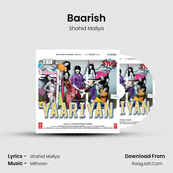 Baarish Song mp3 | Shahid Mallya