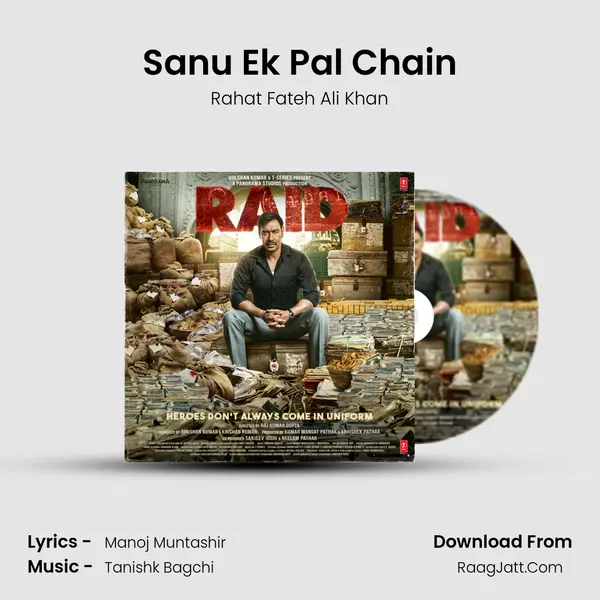 Sanu Ek Pal Chain Song mp3 | Rahat Fateh Ali Khan