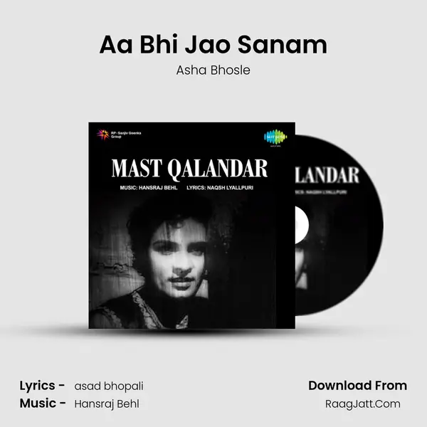 Aa Bhi Jao Sanam Song mp3 | Asha Bhosle