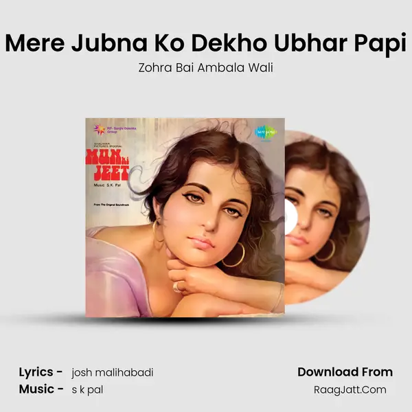 Mere Jubna Ko Dekho Ubhar Papi Song mp3 | Zohra Bai Ambala Wali